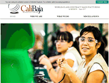 Tablet Screenshot of calibaja.com